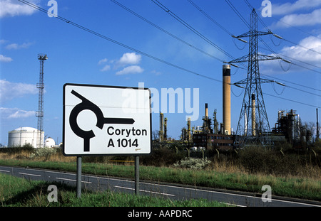 Petroplus Raffinerie Coryton, Stanford-le-Hope, Essex, UK. Stockfoto