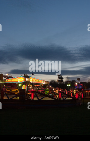 Kirmes in Springhead Park Rothwell Leeds Reisen Stockfoto