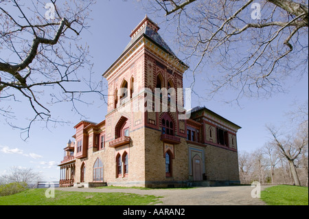 Hudson River Maler Frederic Edwin Church Olana State Historic Site 1891 persische maurischen Stil Hudson New York Stockfoto