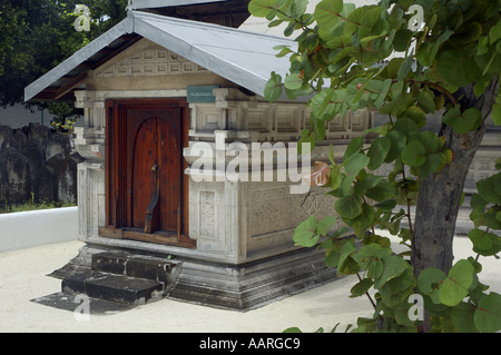 Malediven Stadt Malé Friedhof der Persönlichkeiten in der Nähe von Hukuru Miskiiy ehemalige Freitagsmoschee Stockfoto