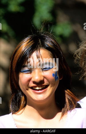 Montrealer asiatischer Herkunft St Jean Baptiste tagsüber in Montreal Quebec Kanada Stockfoto