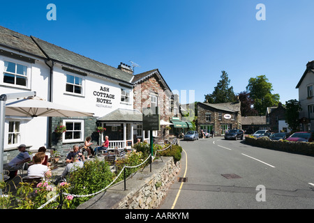 Ash Cottage Hotel und Café, Grasmere, Lake District, Cumbria, England, UK Stockfoto