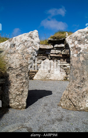 dh CAIRN von bekommen CAITHNESS in neolithischen kurze gehörnten chambered Cairn Orkney Cromarty Typs Stockfoto