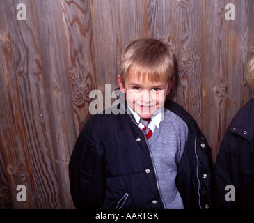 Junge 6 Jahre alt Stockfoto