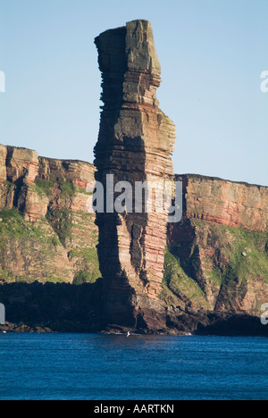 dh Devonian Periode Schottland ALTER MANN VON HOY ORKNEY SCHOTTLAND Sea Stack Wahrzeichen berühmte Ikone paläozoische Ära Landschaft Stockfoto