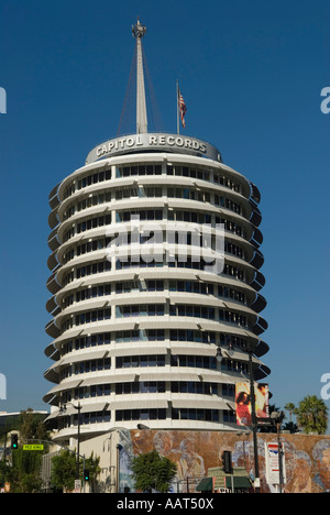 Capitol Records Building Los Angeles Kalifornien Stockfoto