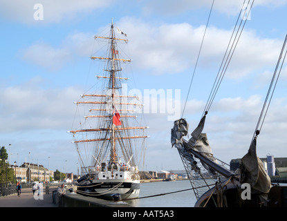 TALL SHIP PRINZ WILLIAM ANGEDOCKT AM FLUß YARE GREAT YARMOUTH NORFOLK EAST ANGLIA ENGLAND UK Stockfoto