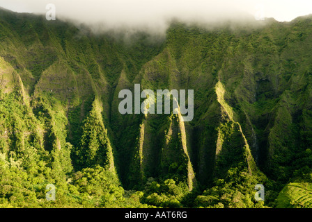 Koolau Mountains, Oahu, Hawaii Stockfoto