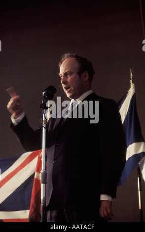 John Tyndall Führer der Partei Front National und British National Party Rally London ca. 1975 1970 s UK HOMER SYKES Stockfoto