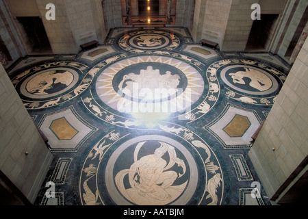 Elk268 1155 Nebraska Lincoln Nebraska State Capitol 1922 Rotunde Stockfoto