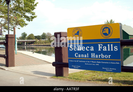 Seneca Falls Kanal Stockfoto