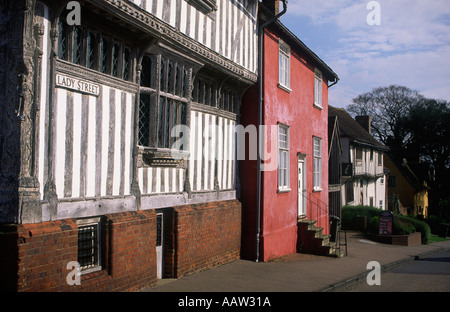 Dame Street Lavenham Suffolk England Stockfoto