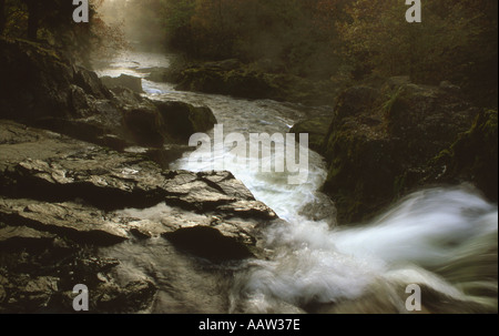 Skelwith Force Lake District National Park Cumbria Stockfoto