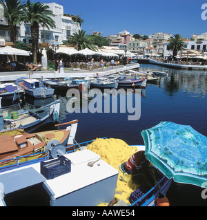 AGIOS NIKOLAOS CRETE Stockfoto