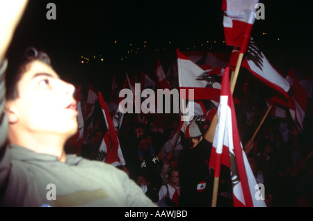 Nacht Fieber Beirut-Libanon Stockfoto