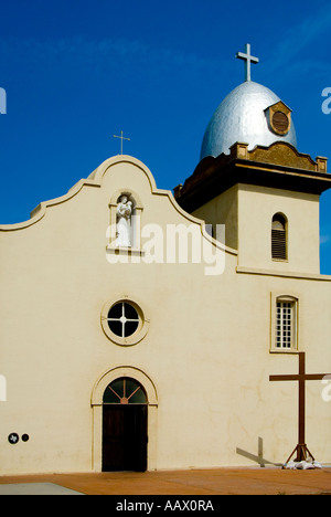 Mission Ysleta in der Nähe von El Paso Texas Mission unterwegs Stockfoto
