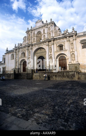 Domstadt Antigua Guatemala Stockfoto