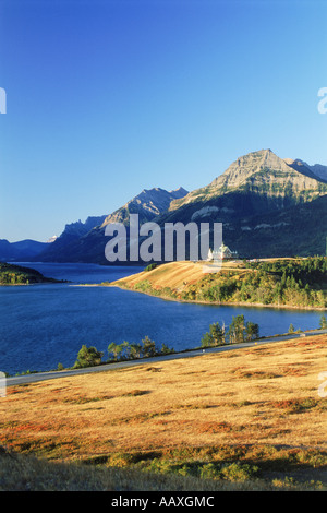 Prince Of Wales Hotel in Waterton Lakes National Park in Alberta Kanada Stockfoto