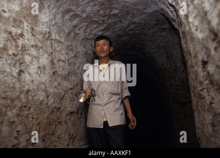 Vinh Moc Tunnel in der Nähe von DMZ von VietCong V Amerikaner im Krieg Pic Rob Judges verwendet Stockfoto