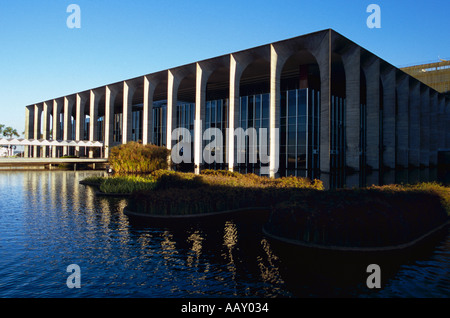 Brasilia Architektur Itamaraty Palace Brasilien Ministry of Foreign Relations Stockfoto