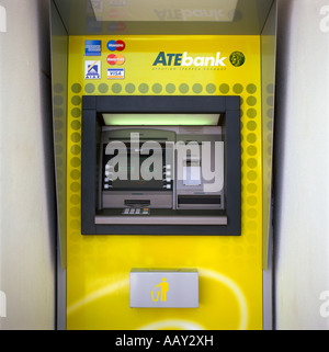 ATEbank ATE-Bank ATM Geldautomat Banken Griechenland KATHY DEWITT Stockfoto