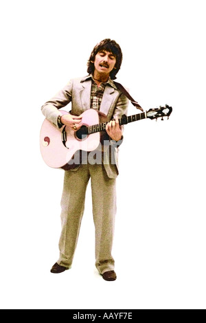 George Harrison Musik für seinen einzigen Schlag weg 1978 video zu machen. PER0041 Stockfoto