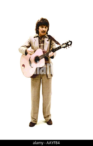 George Harrison Musik für seinen einzigen Schlag weg 1978 video zu machen. PER0044 Stockfoto