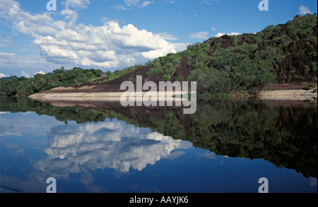 Fluss Orinoco, Amazonas, Venezuela. Stockfoto