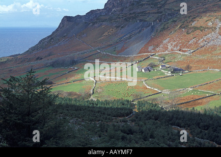 Bauernhof in Nant Gwrtheyrn Vortigern s Tal Lleyn Halbinsel Gwynedd North Wales JMH0750 Stockfoto