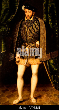 François i., König von Frankreich (1494-1547) ca. 1530, Jean Clouet (1480-1540/1) Stockfoto