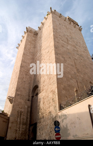 Elefantenturm. Castello, Cagliari, Sardinien Stockfoto