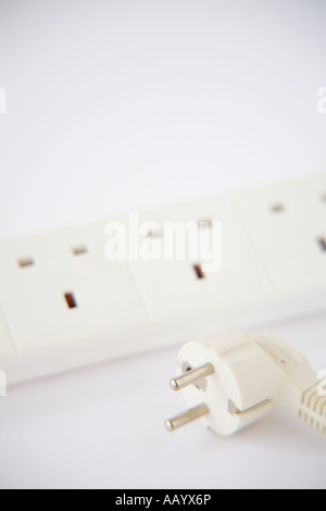 Stecker und Erweiterung nicht übereinstimmende Stockfoto
