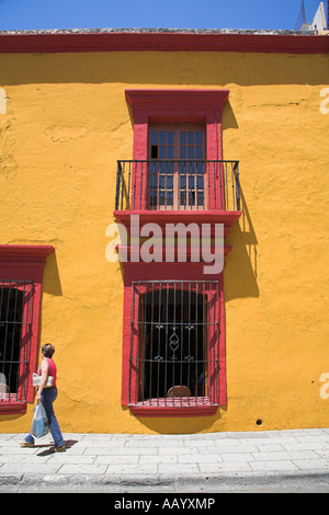 Typisches Haus, Oaxaca, Bundesstaat Oaxaca, Mexico Stockfoto