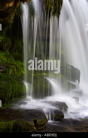 West Burton Wasserfall in Wensleydale Yorkshire Dales National Park North Yorkshire England Stockfoto