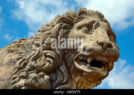 Lion Statue in Osborne House, East Cowes, Isle of Wight, England, UK, GB. Stockfoto