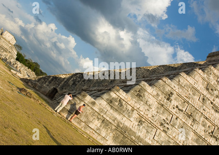 Cancun Chichen Itza April Stockfoto