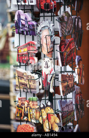 Englische Postkarten zum Verkauf in Stratford on Avon UK Stockfoto
