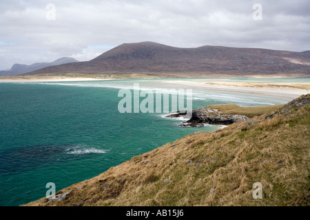 UK Schottland Western Isles Outer Hebrides Harris Seilebost Strand Stockfoto