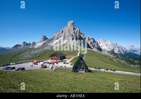 La Gusella Berg auf dem Gipfel des Passo Giau Dolomiten Italien Stockfoto