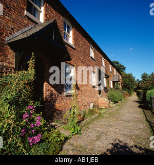 Cheshire Häuser in Styal Dorf National Trust Stockfoto