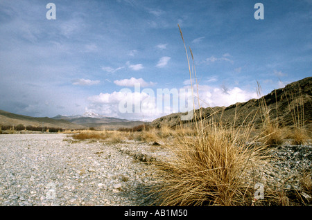 Pakistan Baluchistan Quetta Flussbett ausgetrocknet Stockfoto