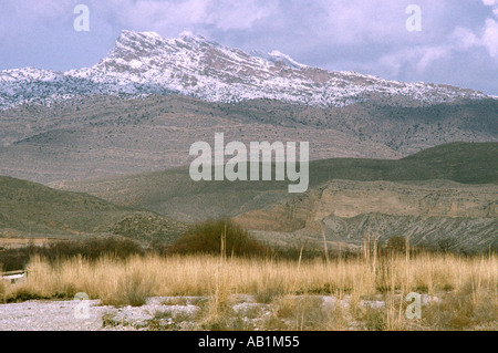 Pakistan Baluchistan Quetta schneebedeckten Bergen Stockfoto