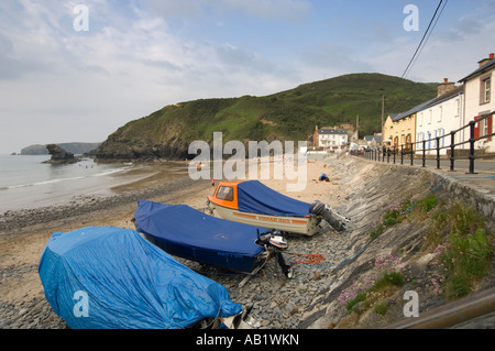 Llangrannog Dorf Cardigan Bay Ceredigion West Wales UK Stockfoto