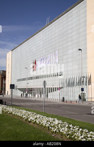 Council Congress Hall - Palacio Municipal de Congresos, Campo de Naciones, Madrid, Spanien Stockfoto