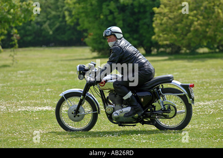 Oldtimer BSA Goldstar Motorrad, Großbritannien UK Stockfoto