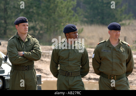 Soldaten in Tank-Ausbildung bei "The Armour Centre" in Bovington in Dorset England UK Stockfoto