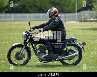 Triumph Trident Oldtimer Motorrad Stockfoto