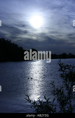 Lough Neagh in der Nähe von Kinnego Marina und Oxford Island, Craigavon, County Armagh, Nordirland Stockfoto