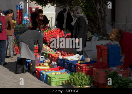 Paphos-Markt in der Altstadt Stockfoto