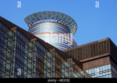 Bürogebäude Detail in Minneapolis, Minnesota Stockfoto